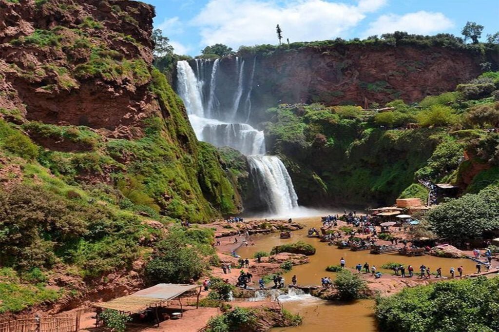 Ouzoud Waterfalls main view